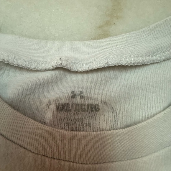 Under Armour Kids' Orange and White Short Sleeve Tees - Picture 7 of 13